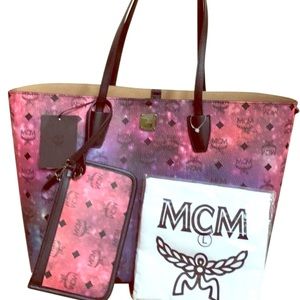 AUTHENTIC MCM GALAXY SHOPPER TOTE